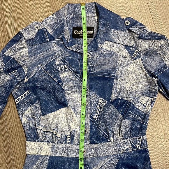 Vintage Shady Lane Denim Patchwork Dress - Picture 10 of 13